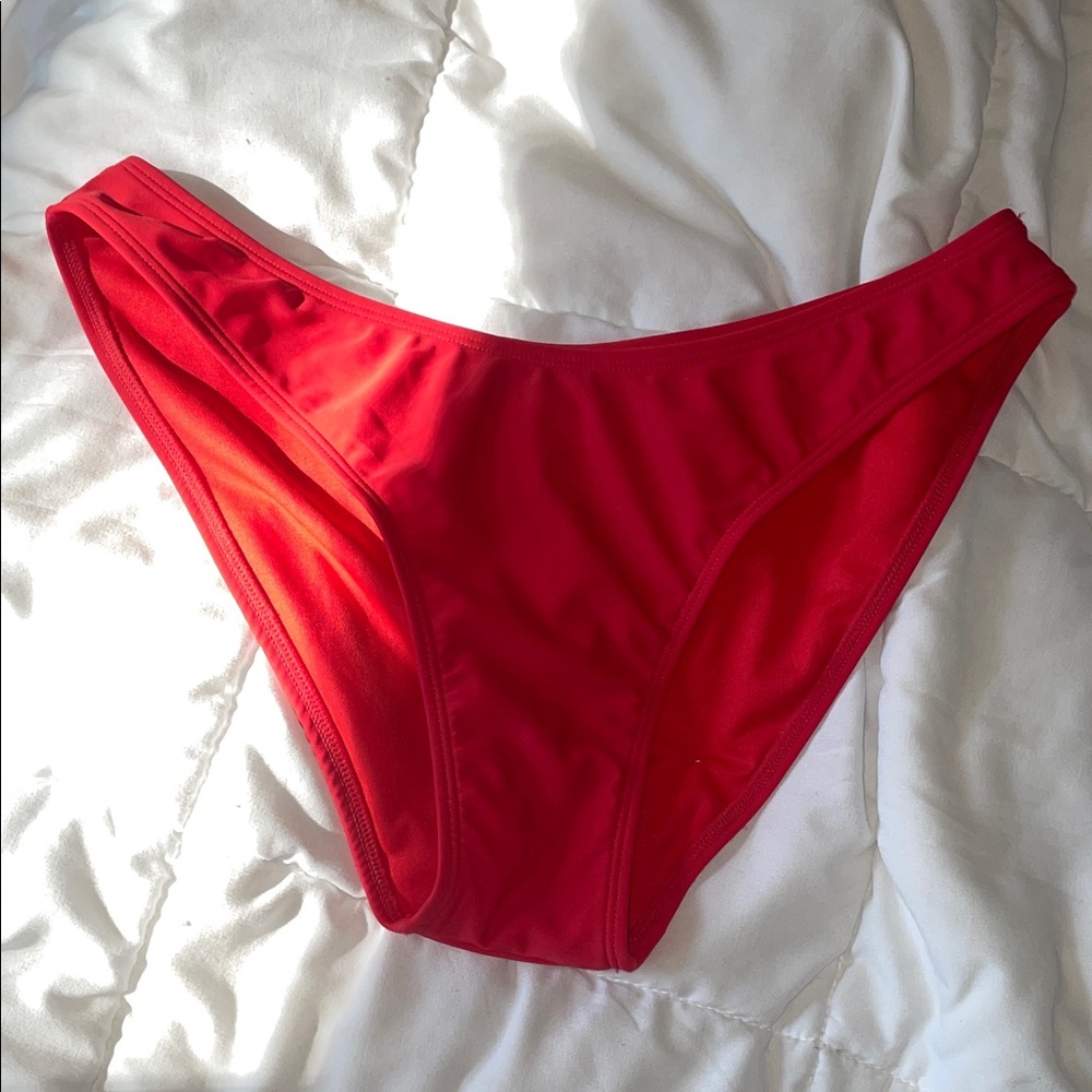 Women’s Red Bathing Suit Bottoms size Medium